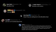 Screengrab of some more fan reactions on Twitter